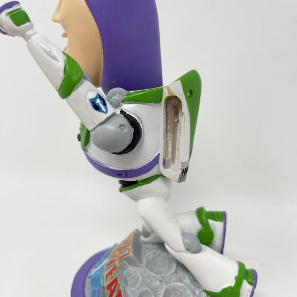 Disney Pixar Bobble Dobbles Toy Story Buzz Lightyear 7" Bobblehead MISSING WINGS - Picture 7 of 9